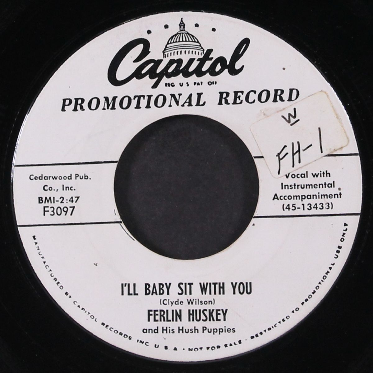 i'll baby sit with you / she's always there by FERLIN HUSKEY
