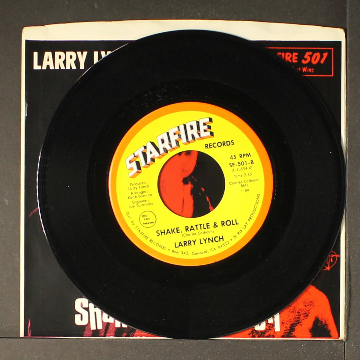 too bad! / shake rattle & roll by LARRY LYNCH