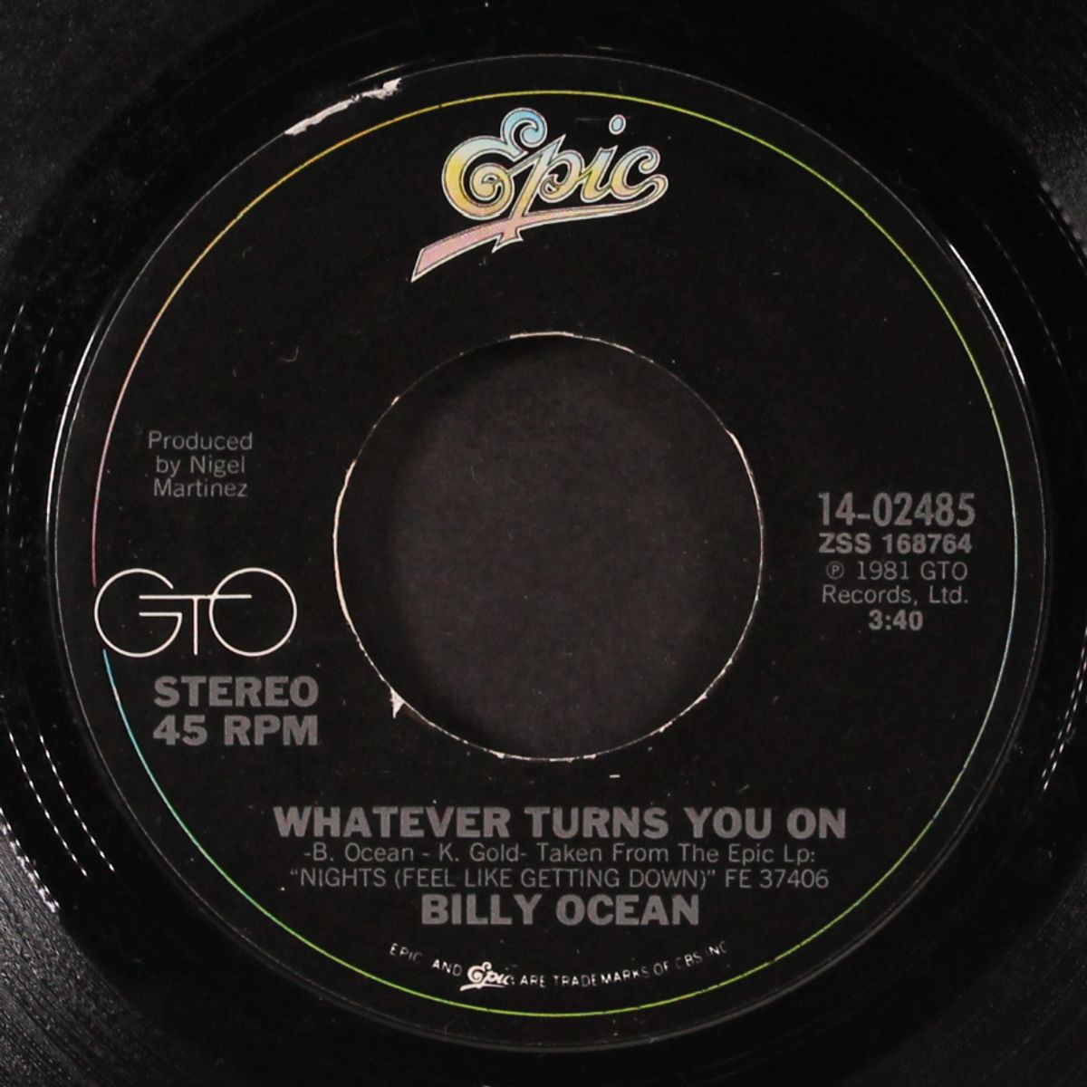 another day won't matter / whatever turns you on by BILLY OCEAN