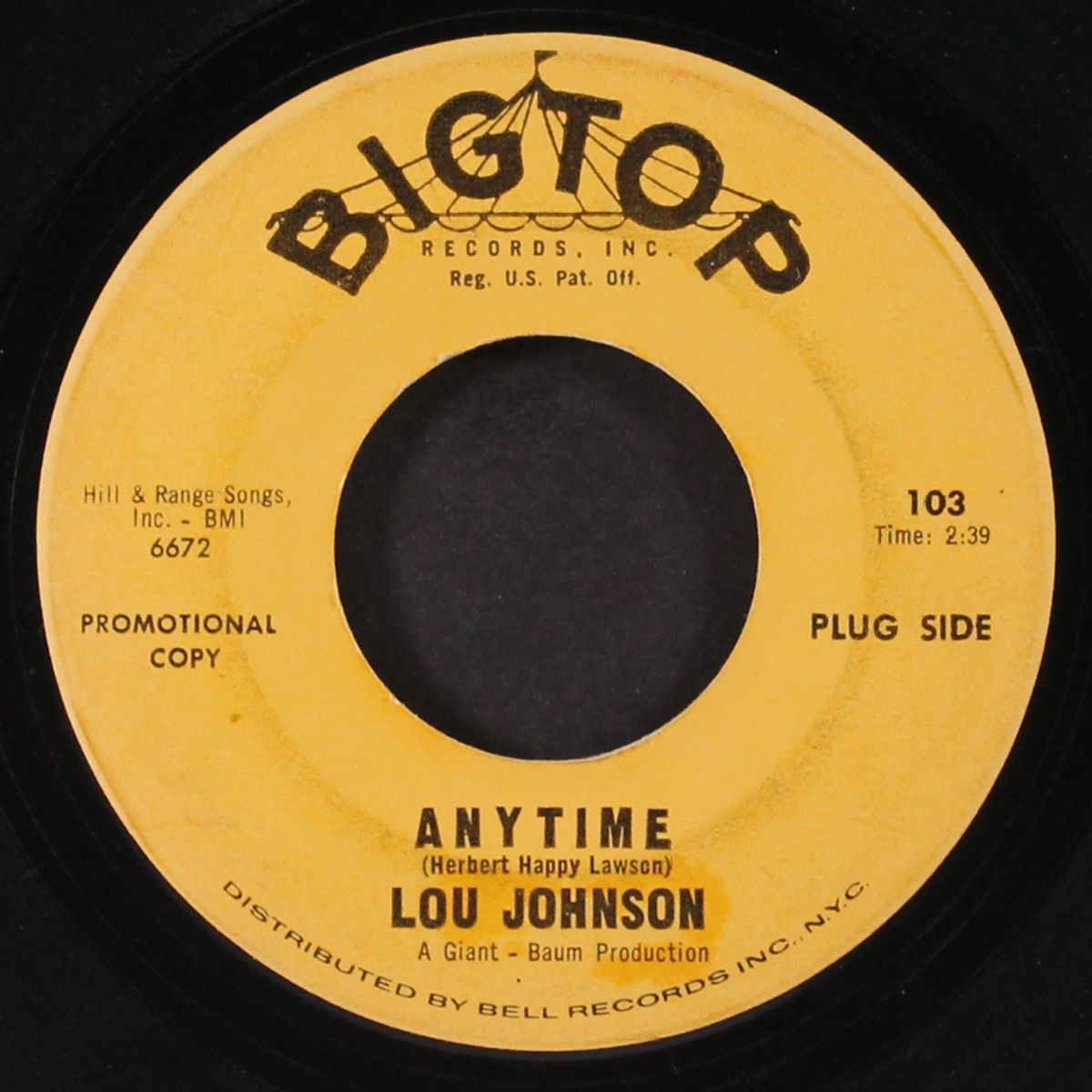 what am i crying for / anytime by LOU JOHNSON