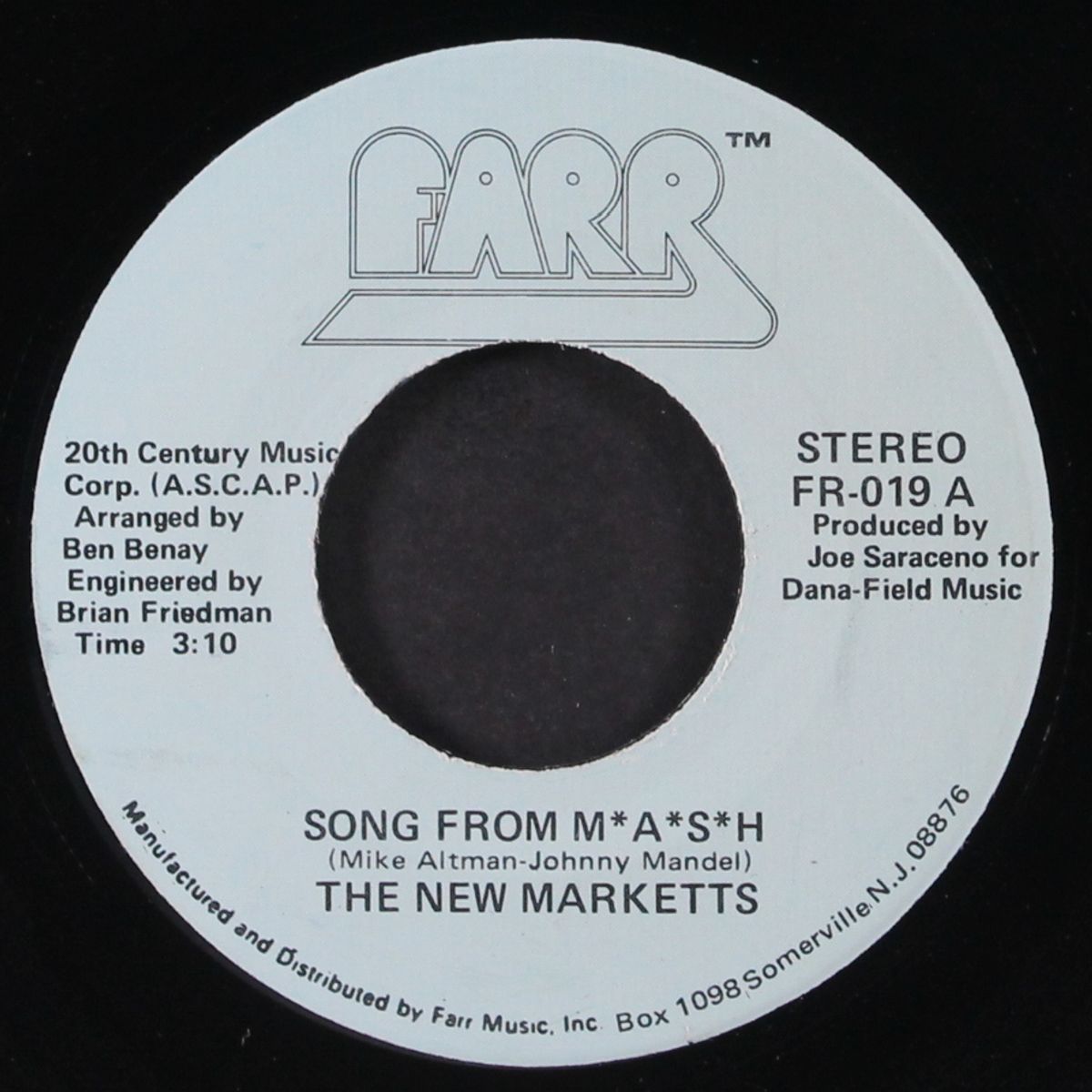 song from m.a.s.h. / the whustle by NEW MARKETTS