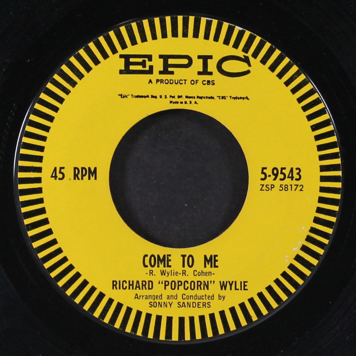 come to me / weddin' bells by RICHARD 'POPCORN' WYLIE