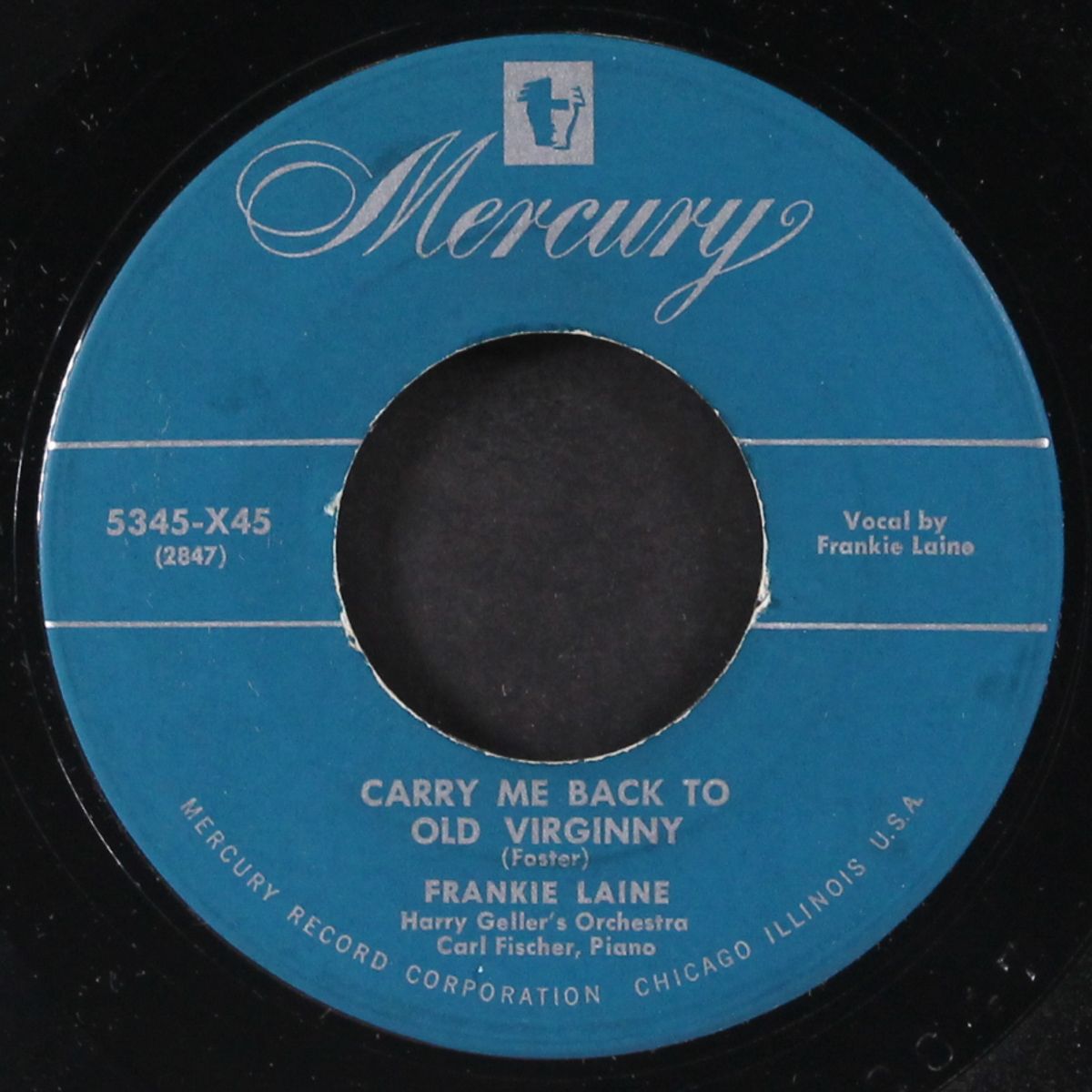 mule train / carry me back to old virginny by FRANKIE LAINE