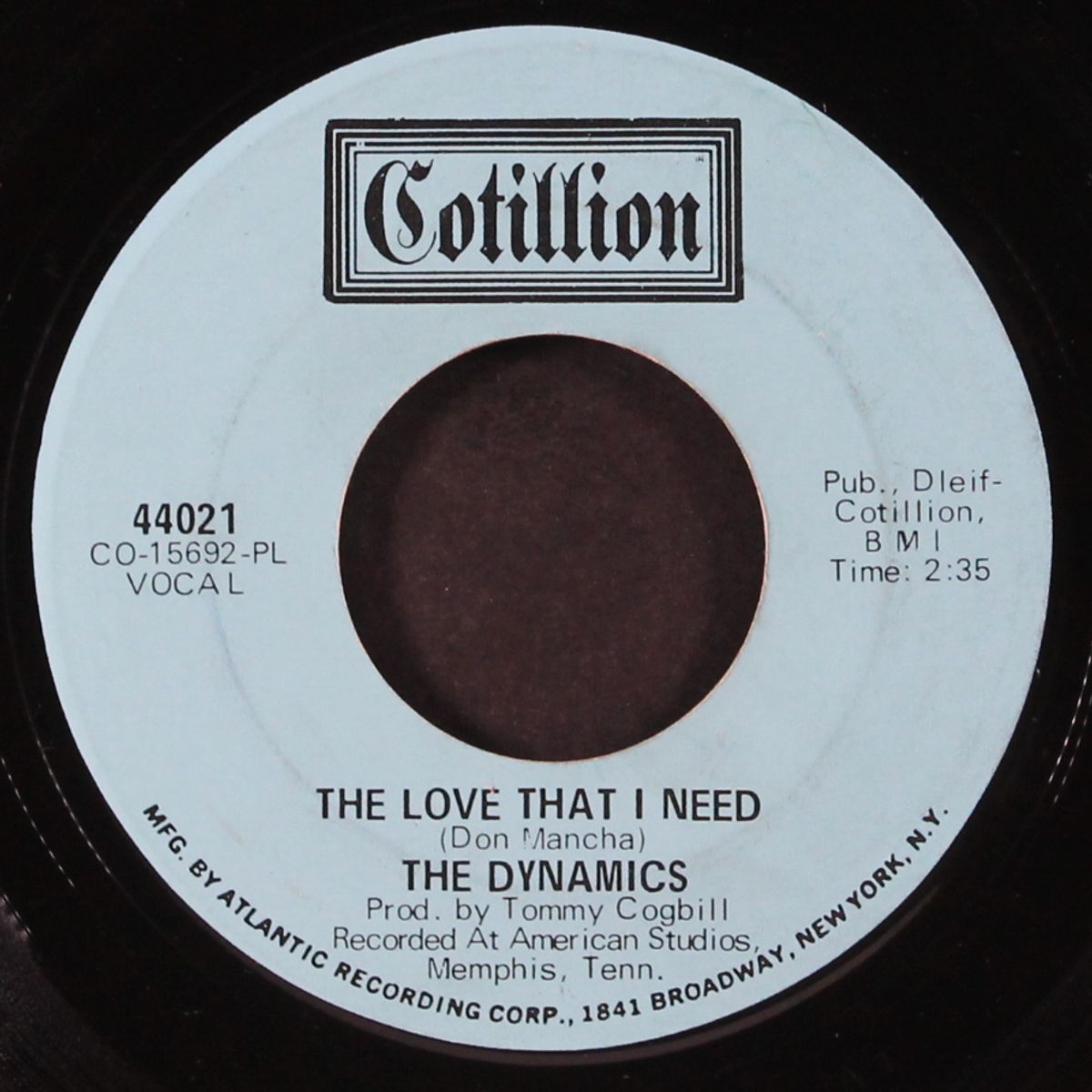 the love i need / ice cream song by DYNAMICS