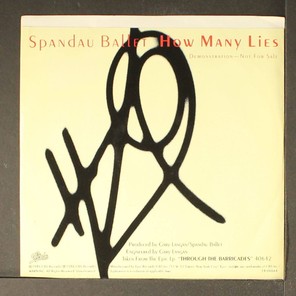 how many lies by SPANDAU BALLET
