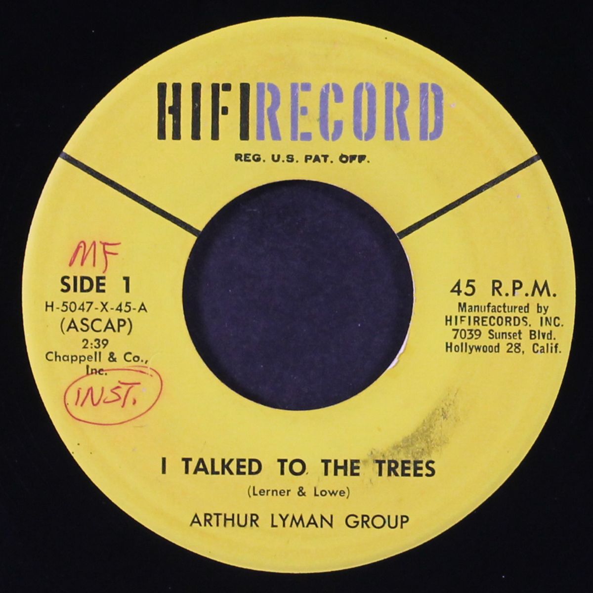 i talked to the trees by ARTHUR LYMAN
