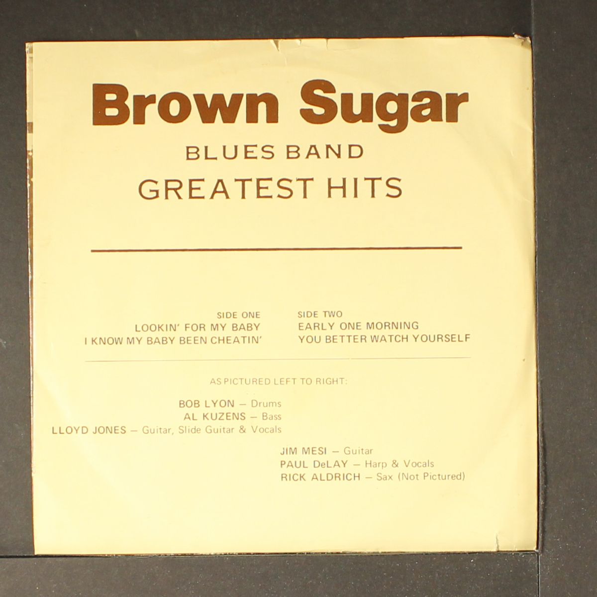 greatest hits by BROWN SUGAR BLUES BAND