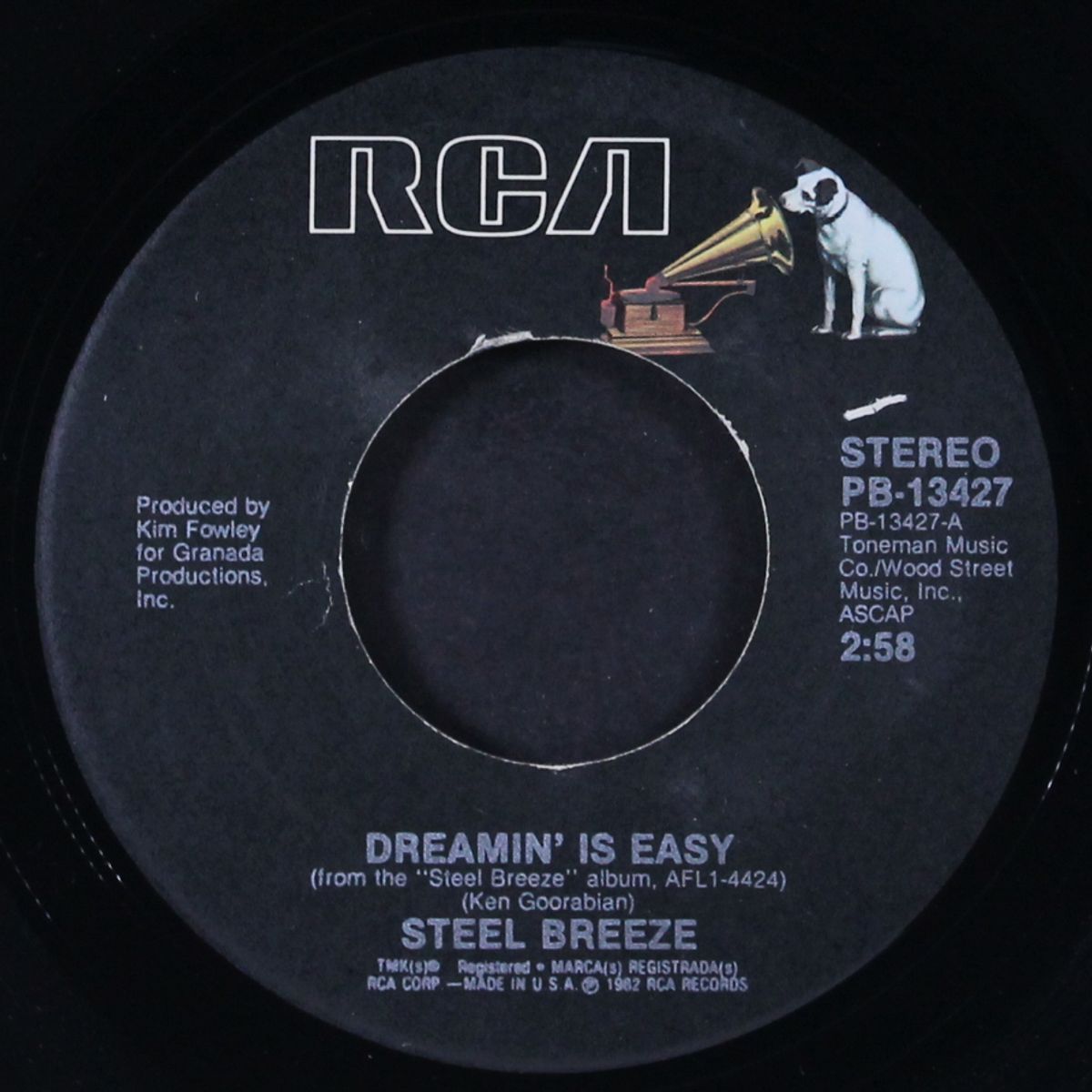 dreamin' is easy / street talkin' by STEEL BREEZE