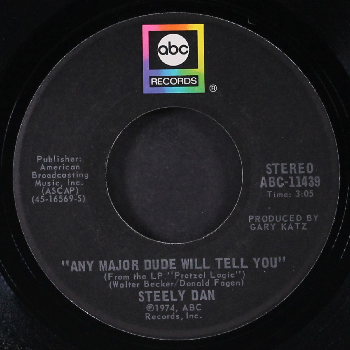 rikki don't lose that number / any major dude will tell you by STEELY DAN