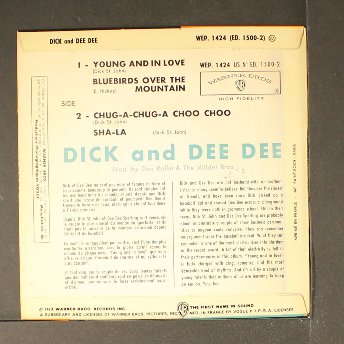 young and in love by DICK & DEEDEE