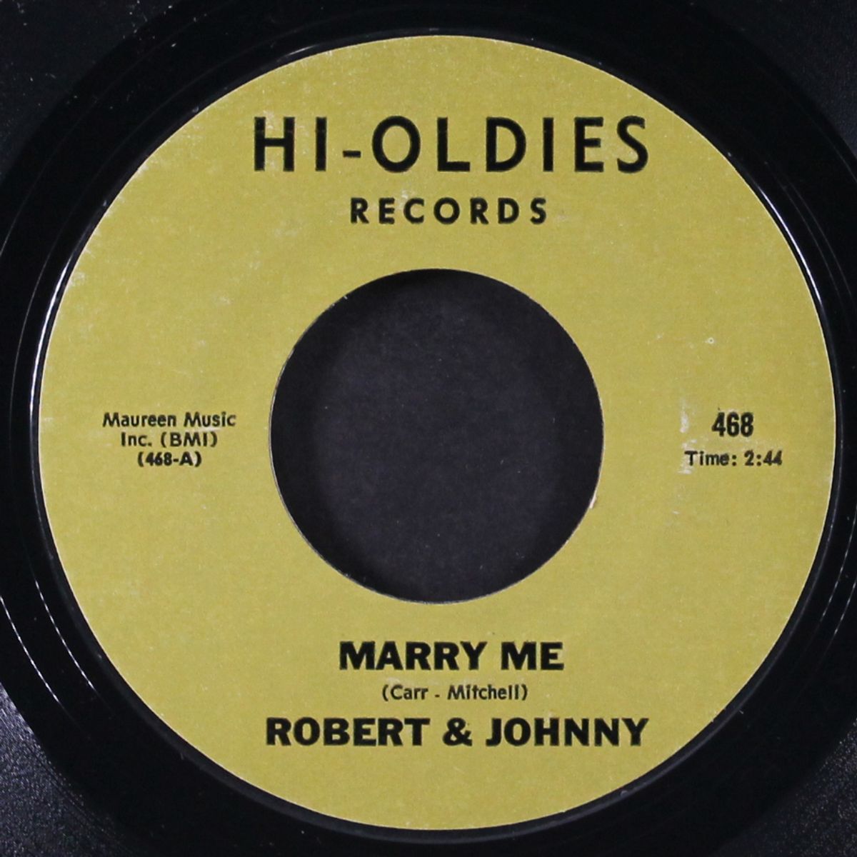 marry me / try me pretty baby by ROBERT & JOHNNY