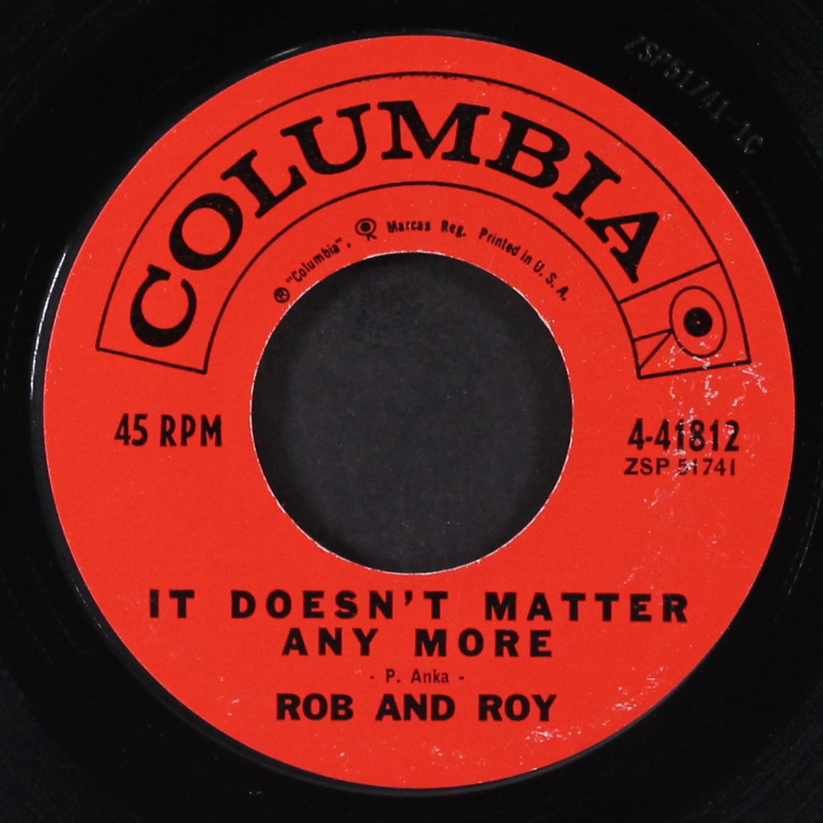 it doesn't matter any more / look away by ROB & ROY