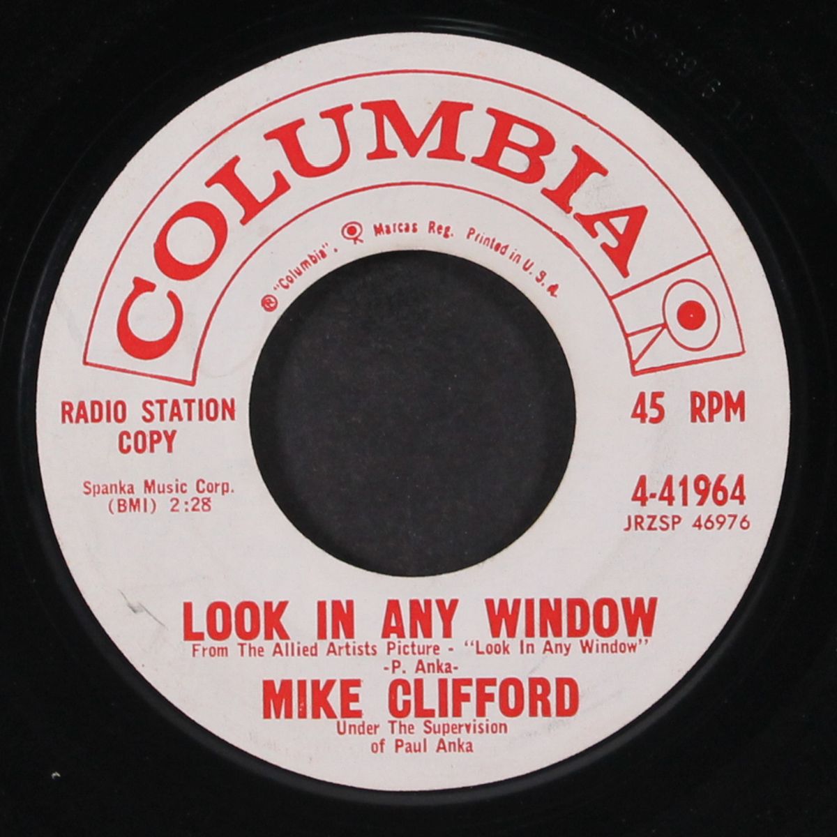 uh huh / look in any window by MIKE CLIFFORD
