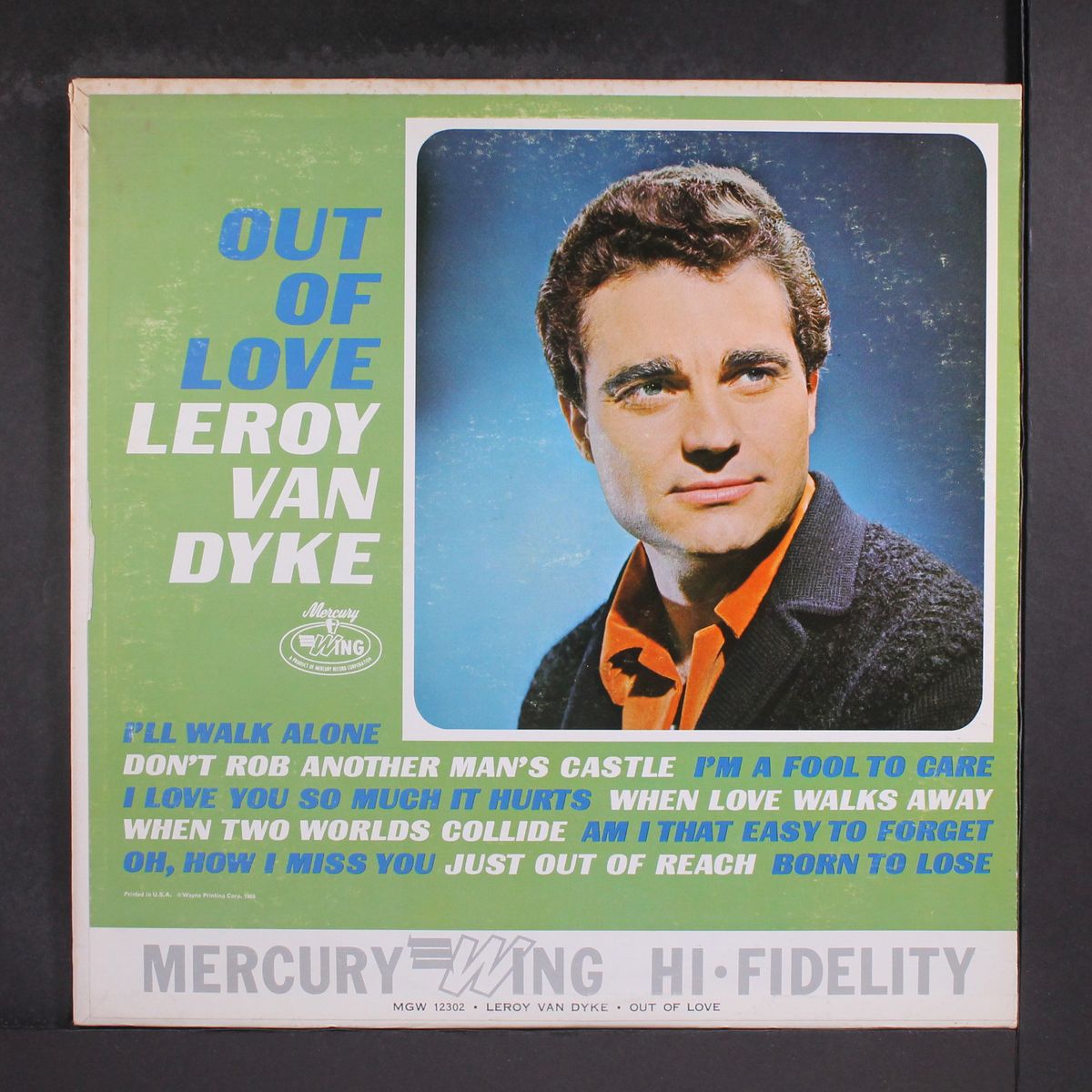 out of love by LEROY VAN DYKE