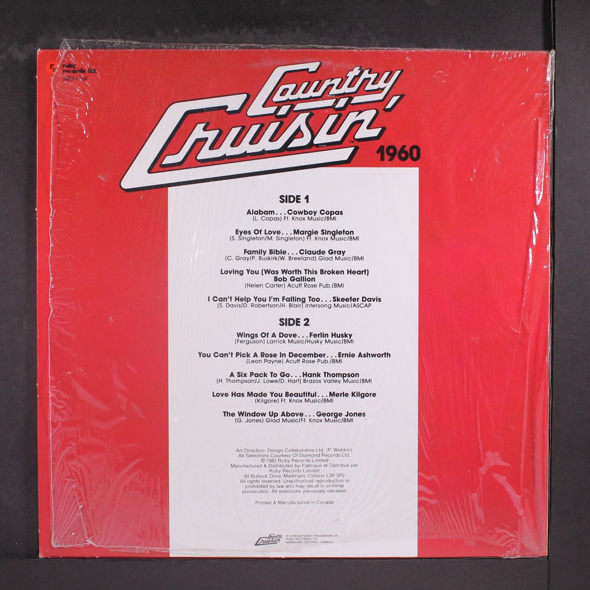 country cruisin' 1960 by VARIOUS