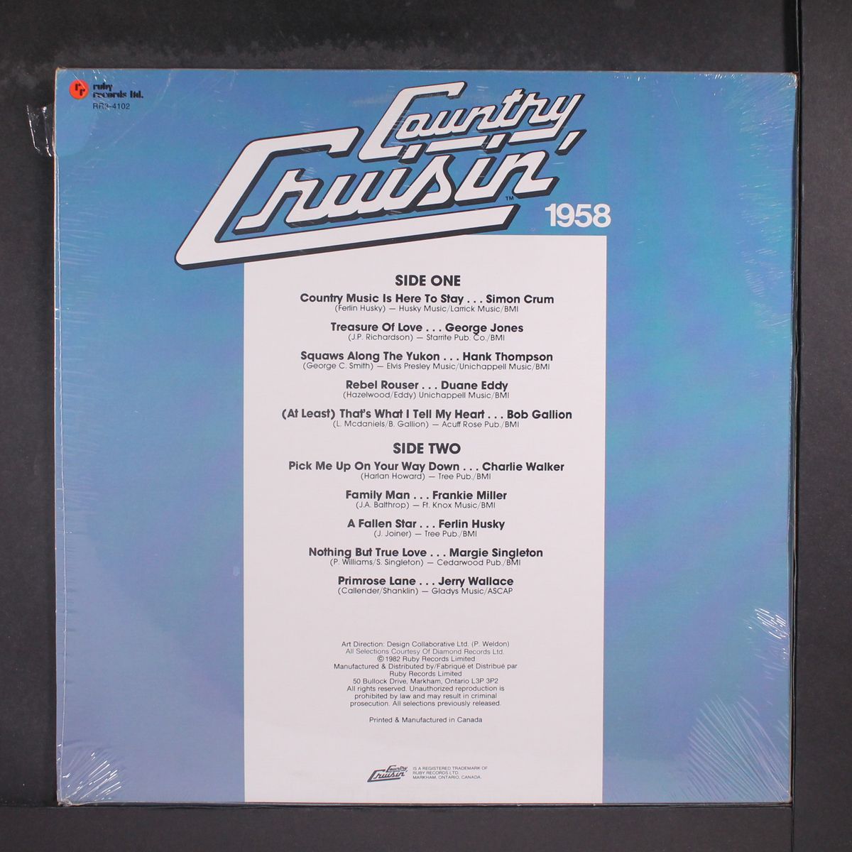 country cruisin' 1958 by VARIOUS