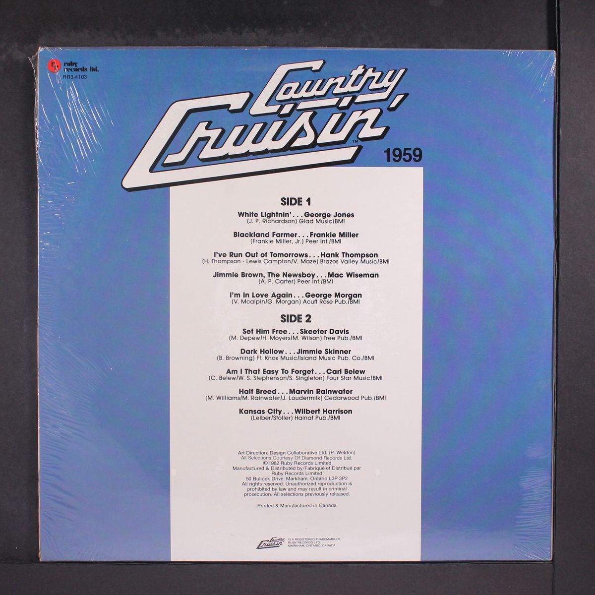 country cruisin' 1959 by VARIOUS