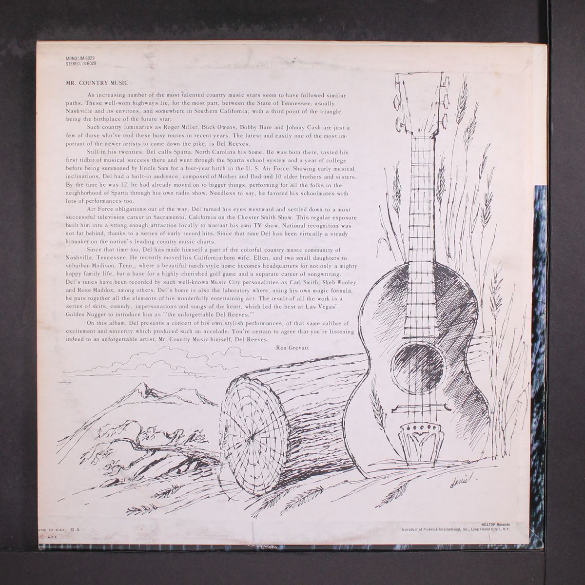 mr. country music by DEL REEVES