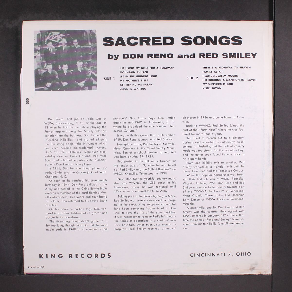 sacred songs by RENO & SMILEY