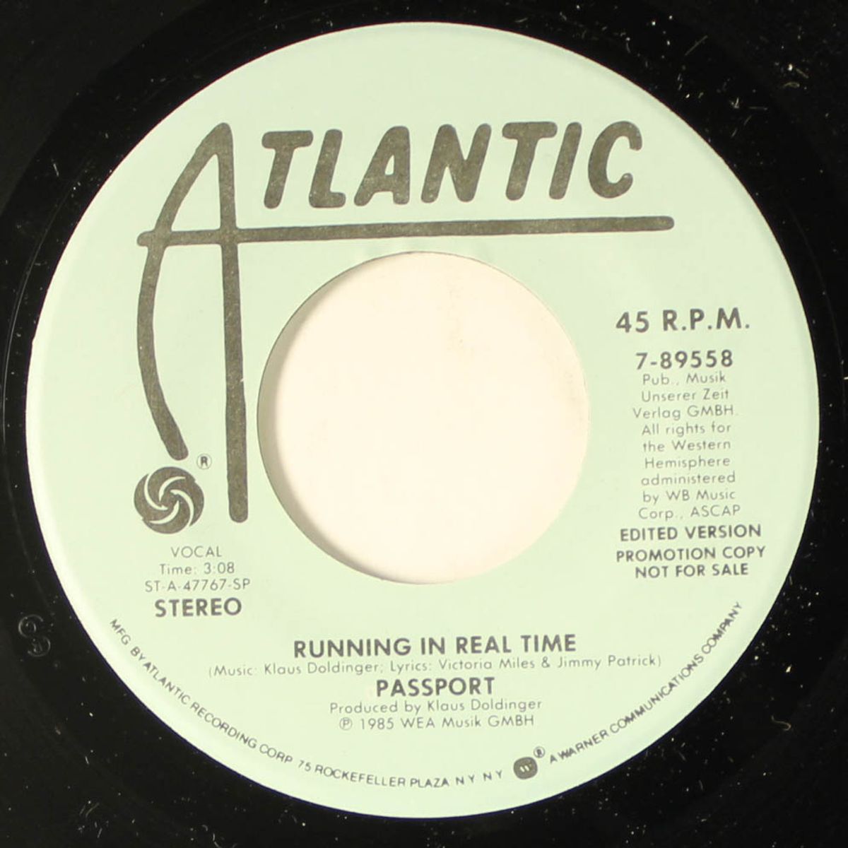 running in real time / same by PASSPORT
