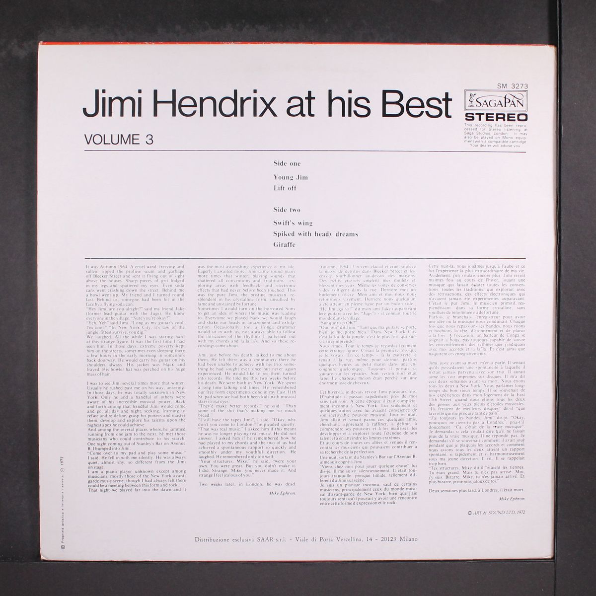 at his best, vol. 3 by JIMI HENDRIX