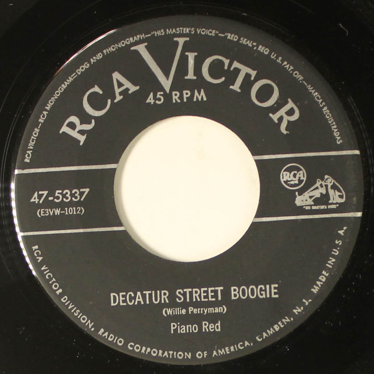 your mouth's got a hole in it / decatur street boogie by PIANO RED