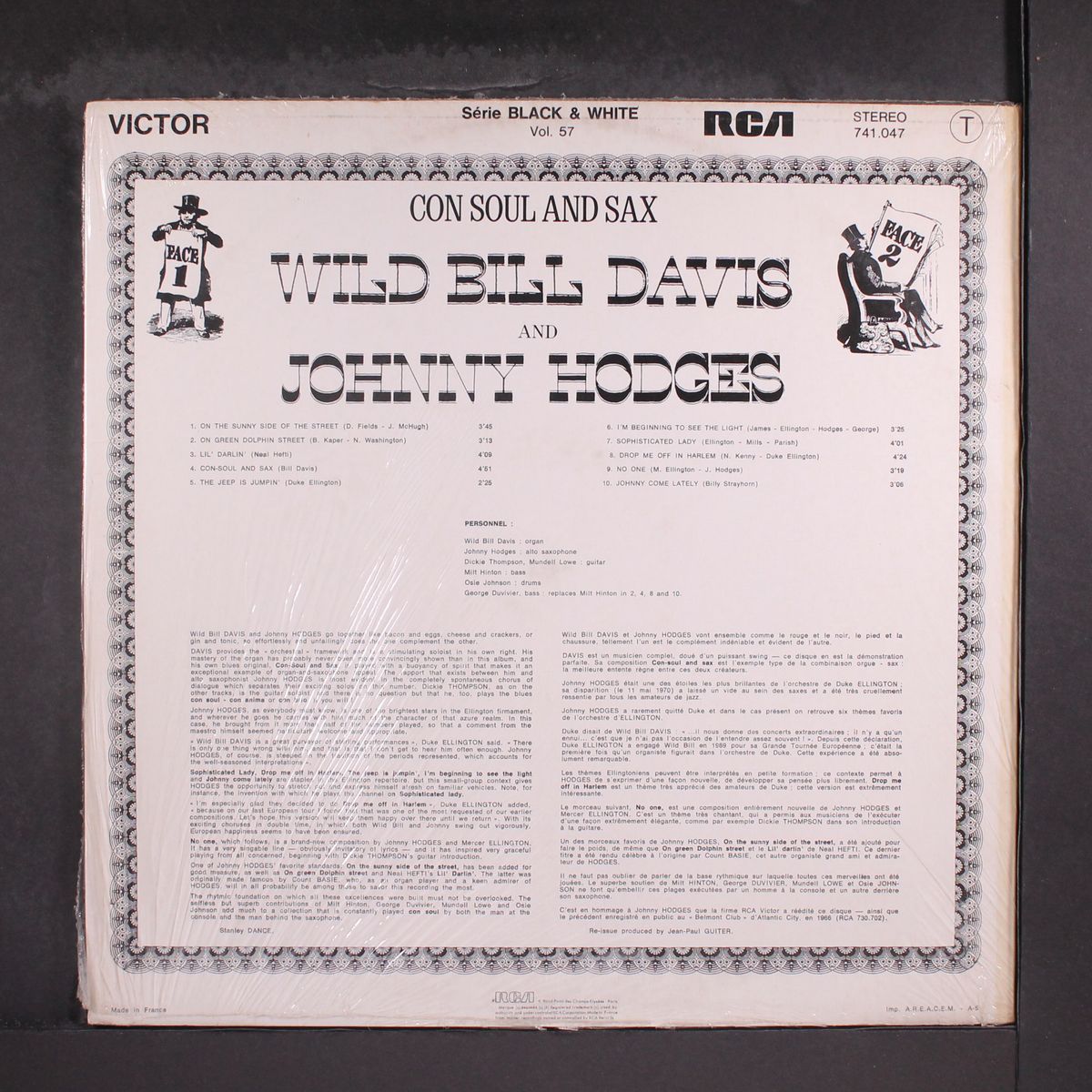 con soul and sax by WILD BILL DAVIS & JOHNNY HODGES