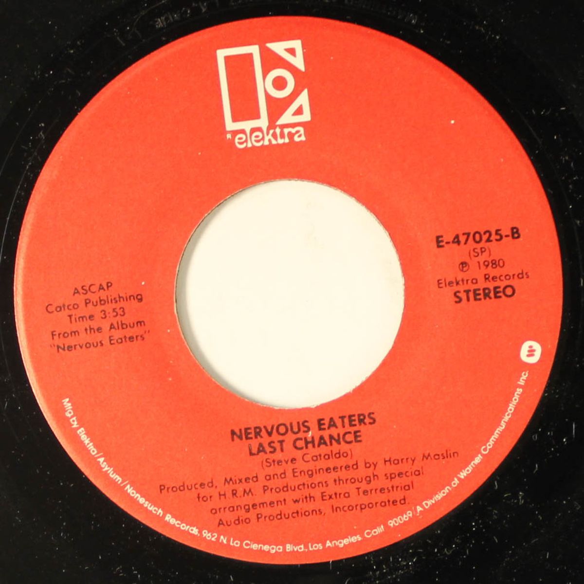 no sleep tonite / last chance by NERVOUS EATERS