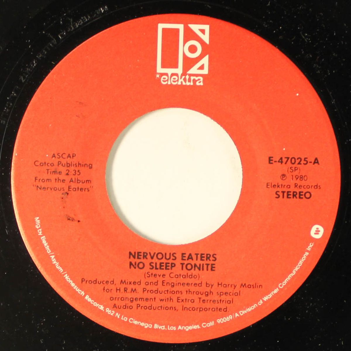 no sleep tonite / last chance by NERVOUS EATERS