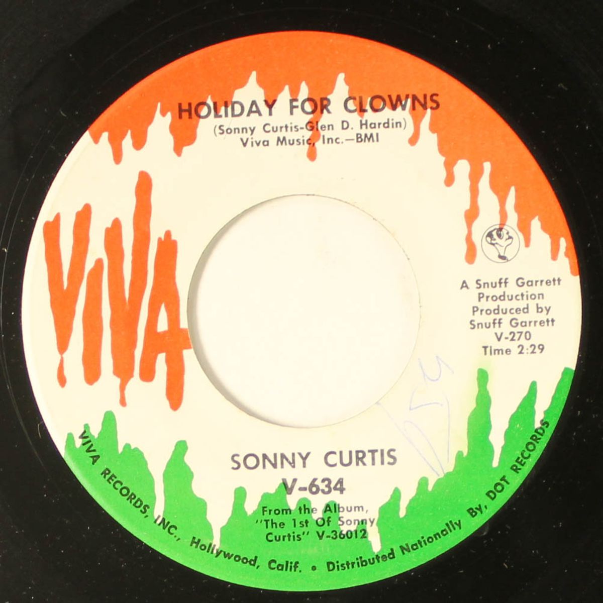 holiday for clowns by SONNY CURTIS