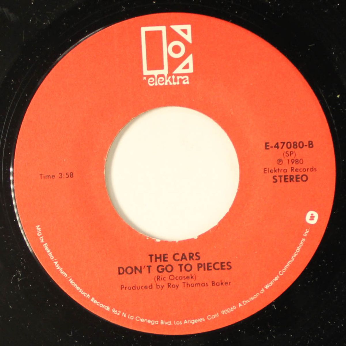 don't tell me no / don't go to pieces by CARS