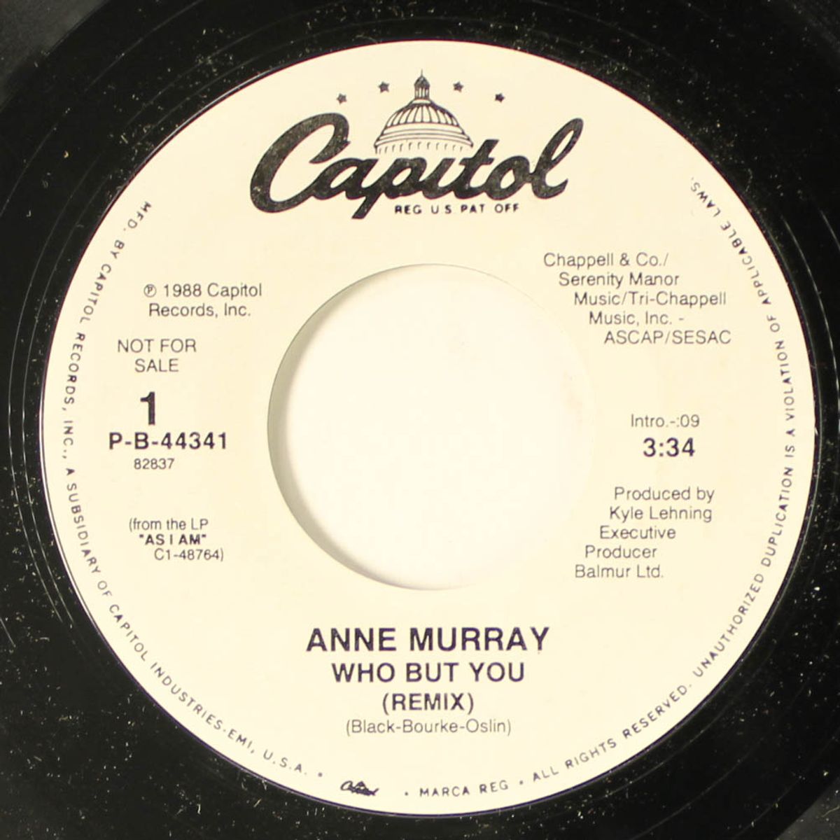 who but you by ANNE MURRAY