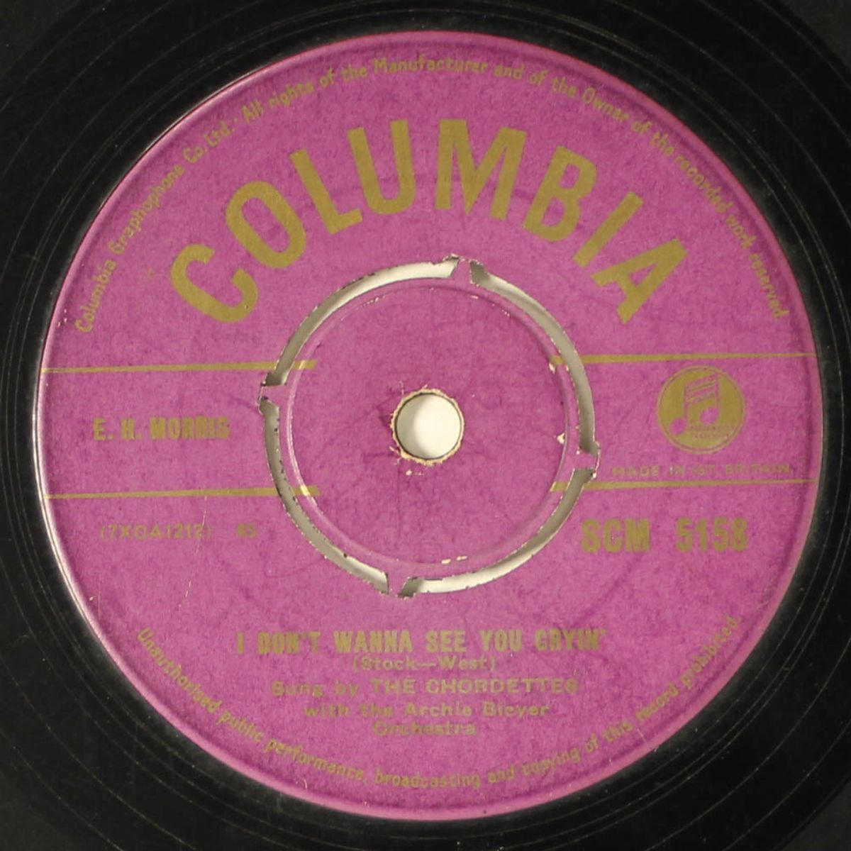 mr. sandman / i don't wanna see you cryin' by CHORDETTES