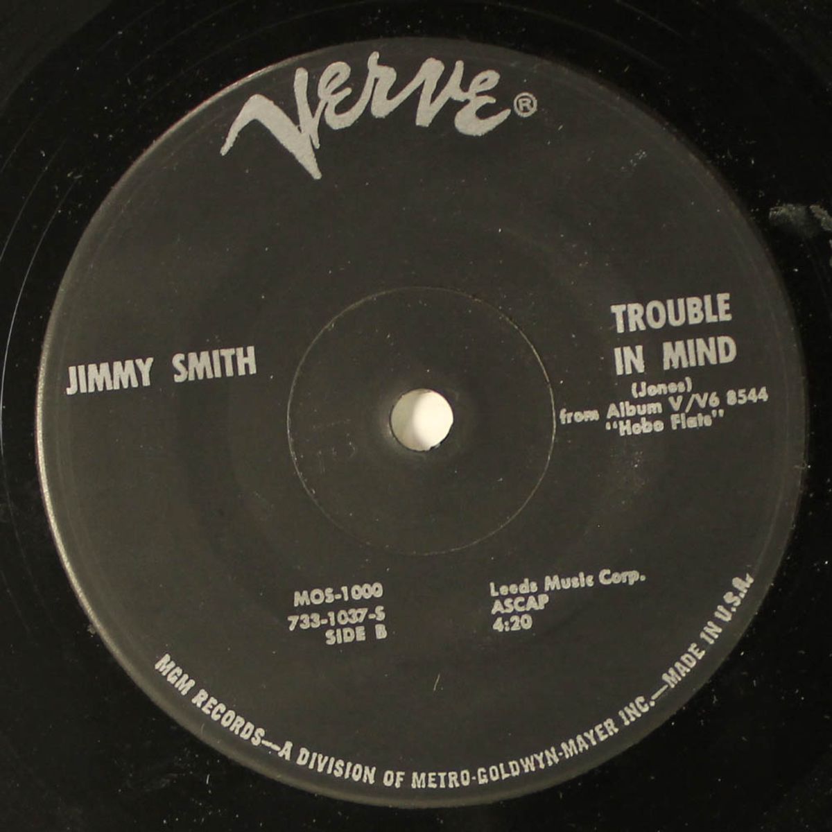 trouble in mind / i can't stop loving you by JIMMY SMITH