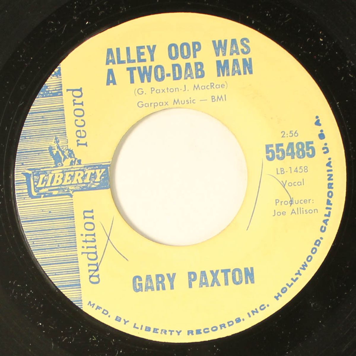 alley oop was a two dab man by GARY PAXTON