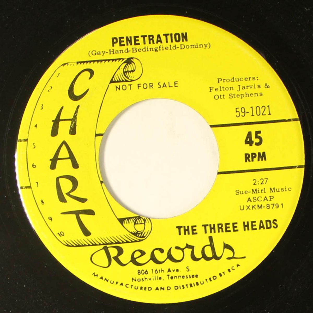 penetration / baby don't leave me this way by THREE HEADS