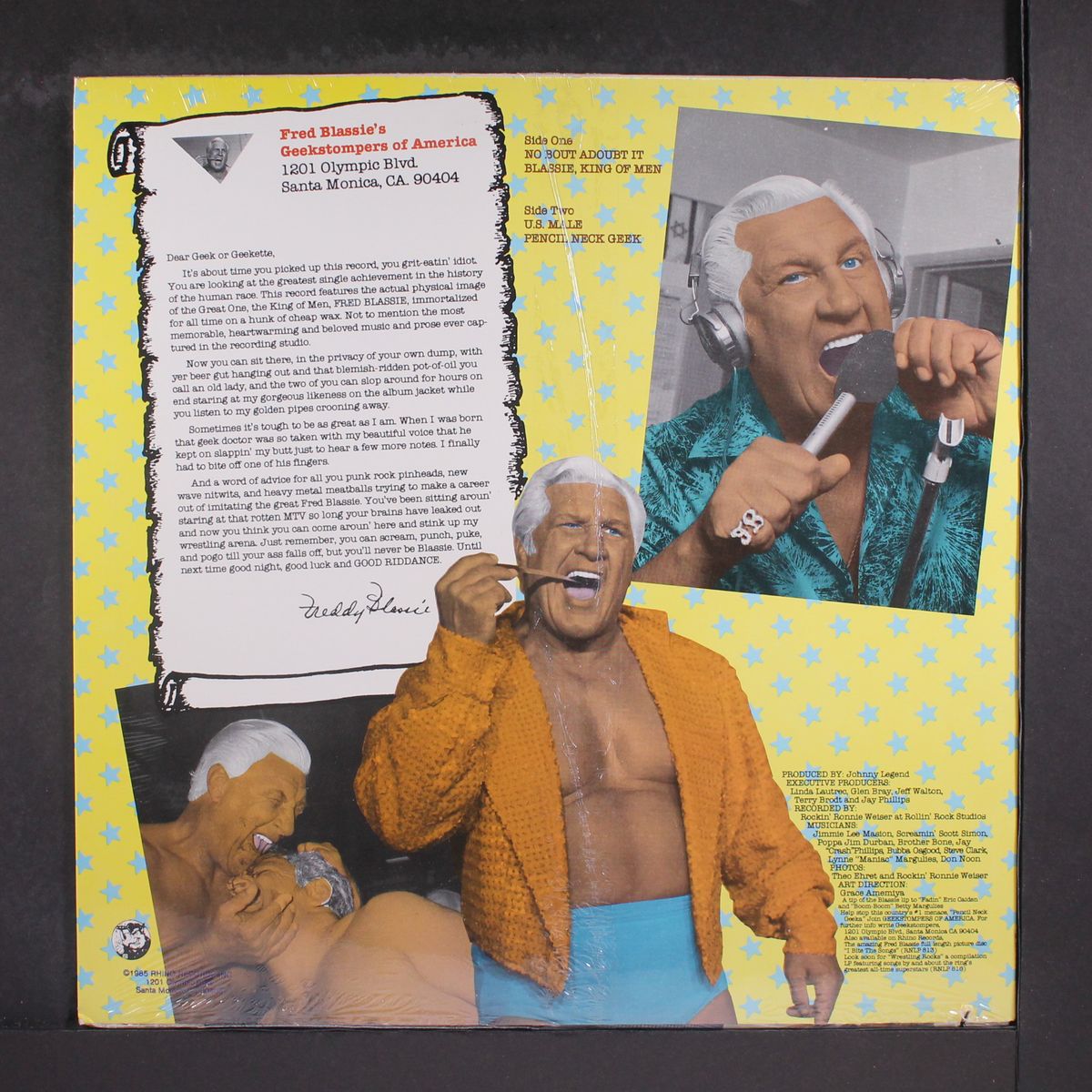 nothin' but a pencil neck geek by FRED BLASSIE