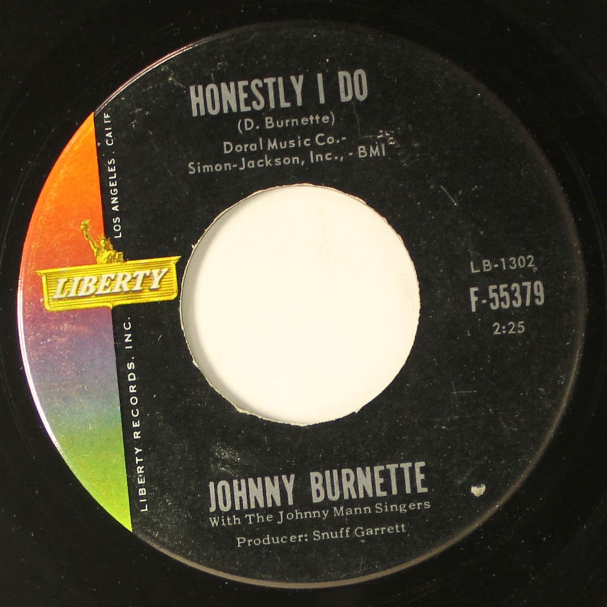 god, country and my baby / honestly i do by JOHNNY BURNETTE
