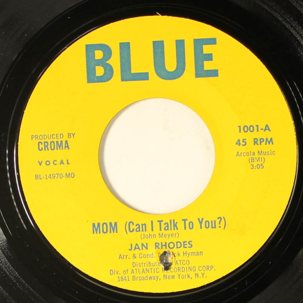 mom (can i talk to you?) / chasin' honey by JAN RHODES