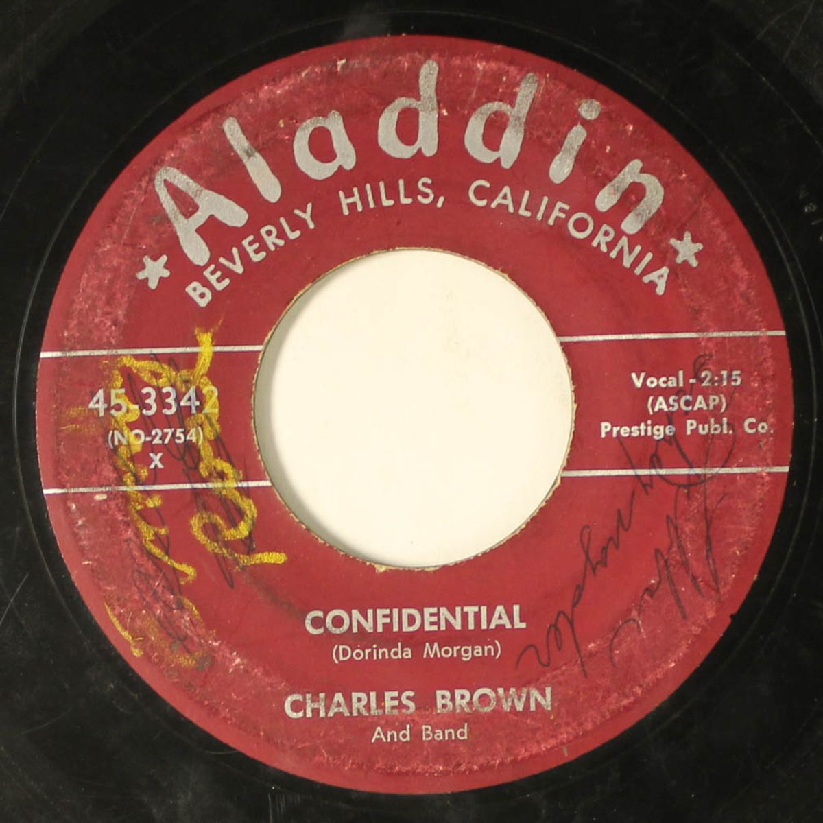 trouble blues / confidential by CHARLES BROWN