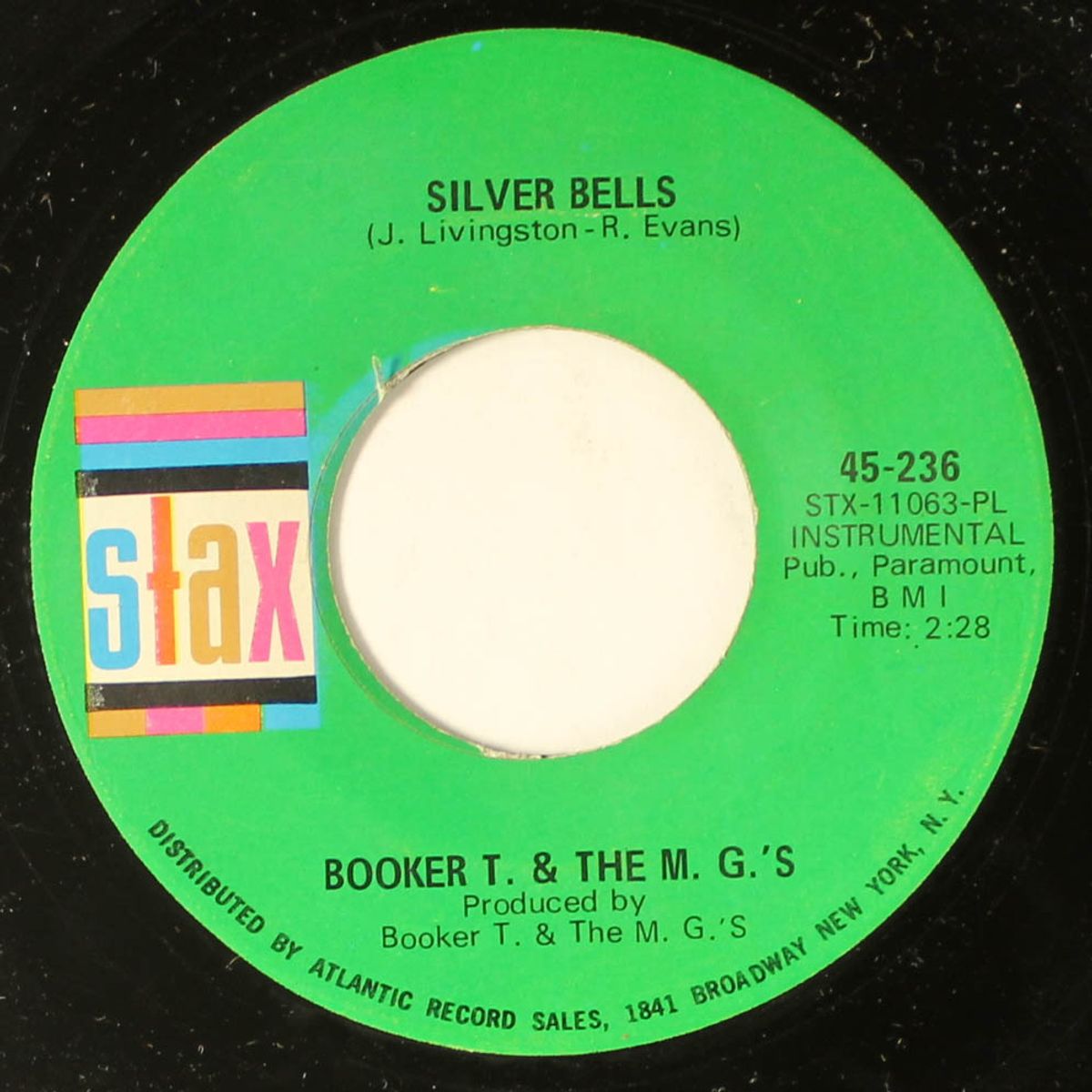 winter snow / silver bells by BOOKER T & THE MG'S
