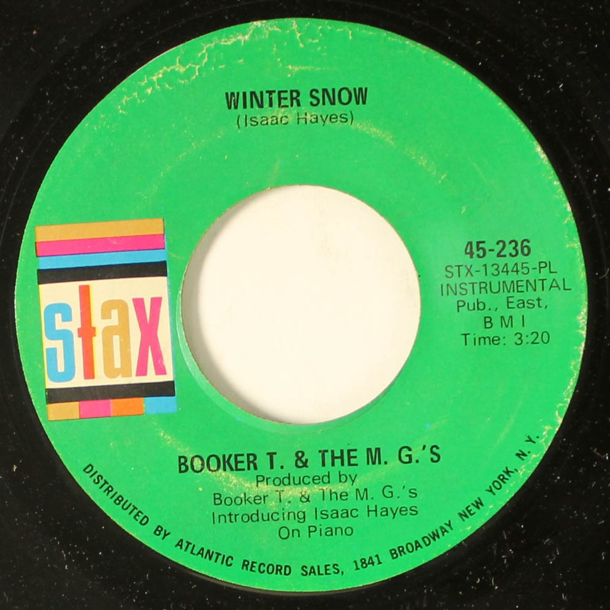 winter snow / silver bells by BOOKER T & THE MG'S