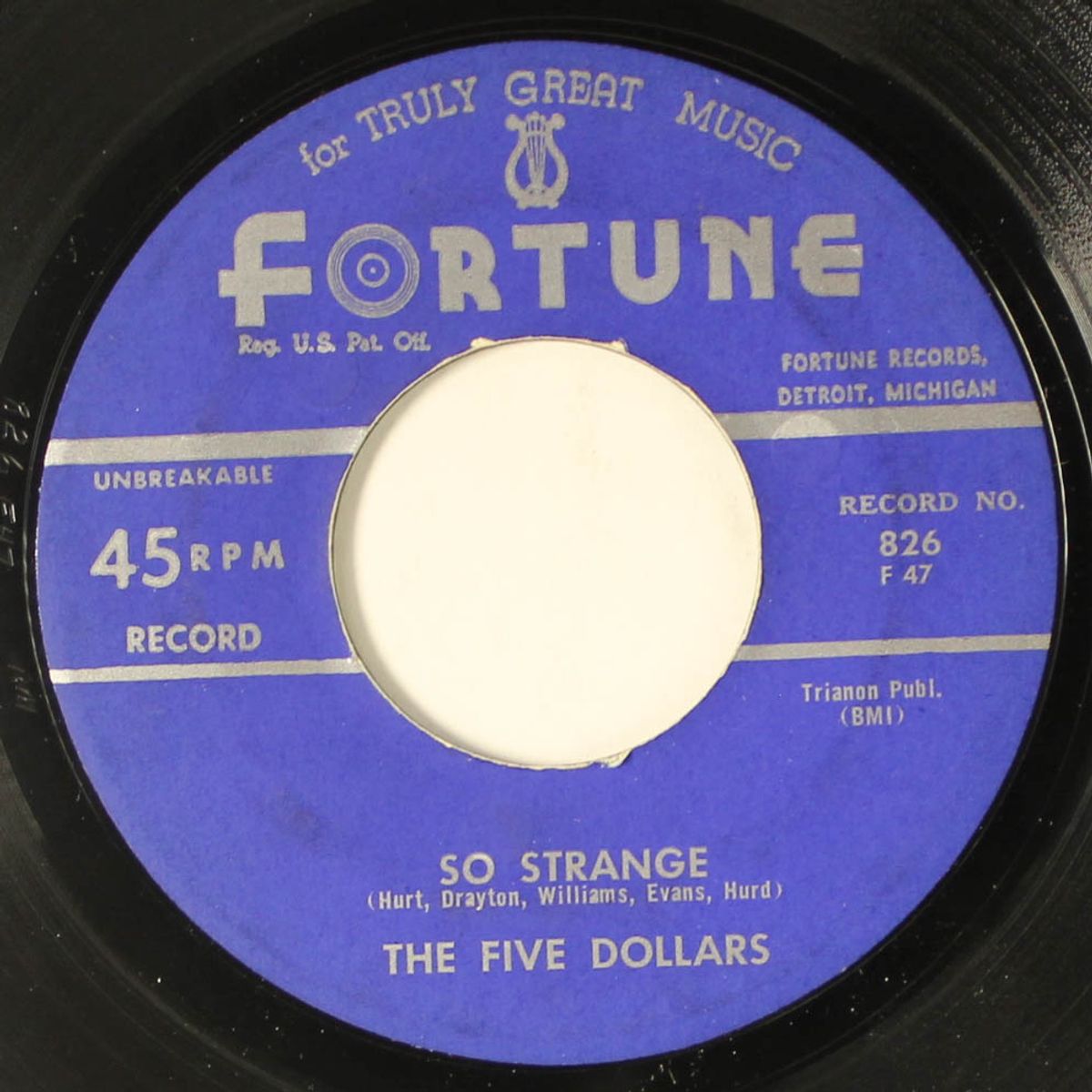 so strange / you know i can't refuse by FIVE DOLLARS