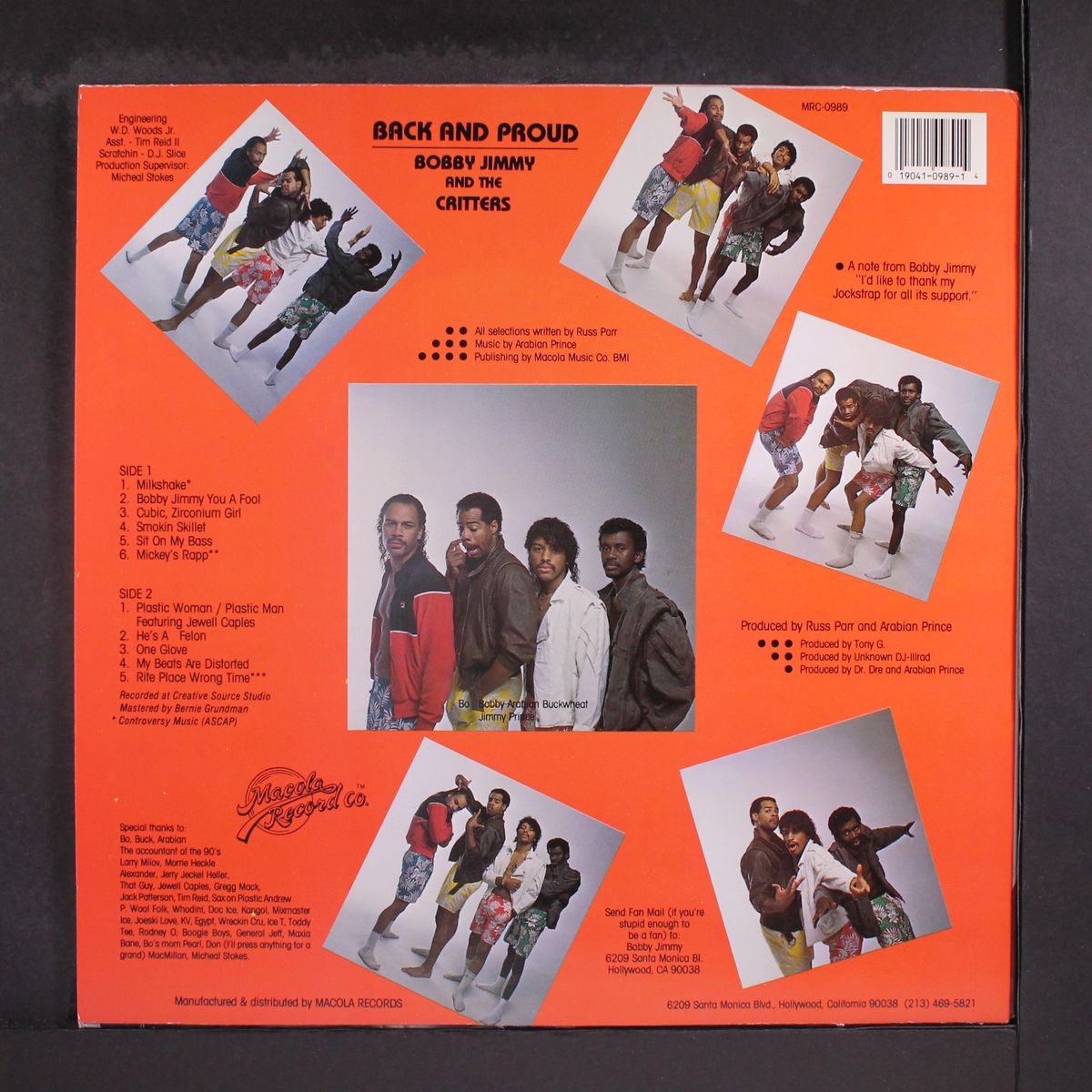 back and proud by BOBBY JIMMY & CRITTERS