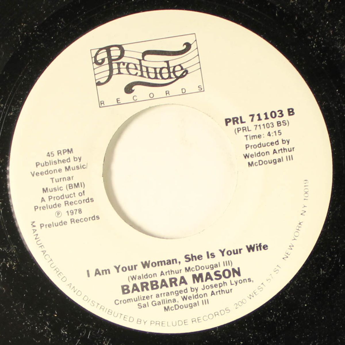 take me tonight / i am your woman, she is your wife by BARBARA MASON