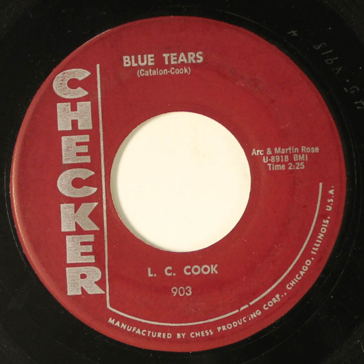 do you remember / blue tears by L.C. COOK & GROUP