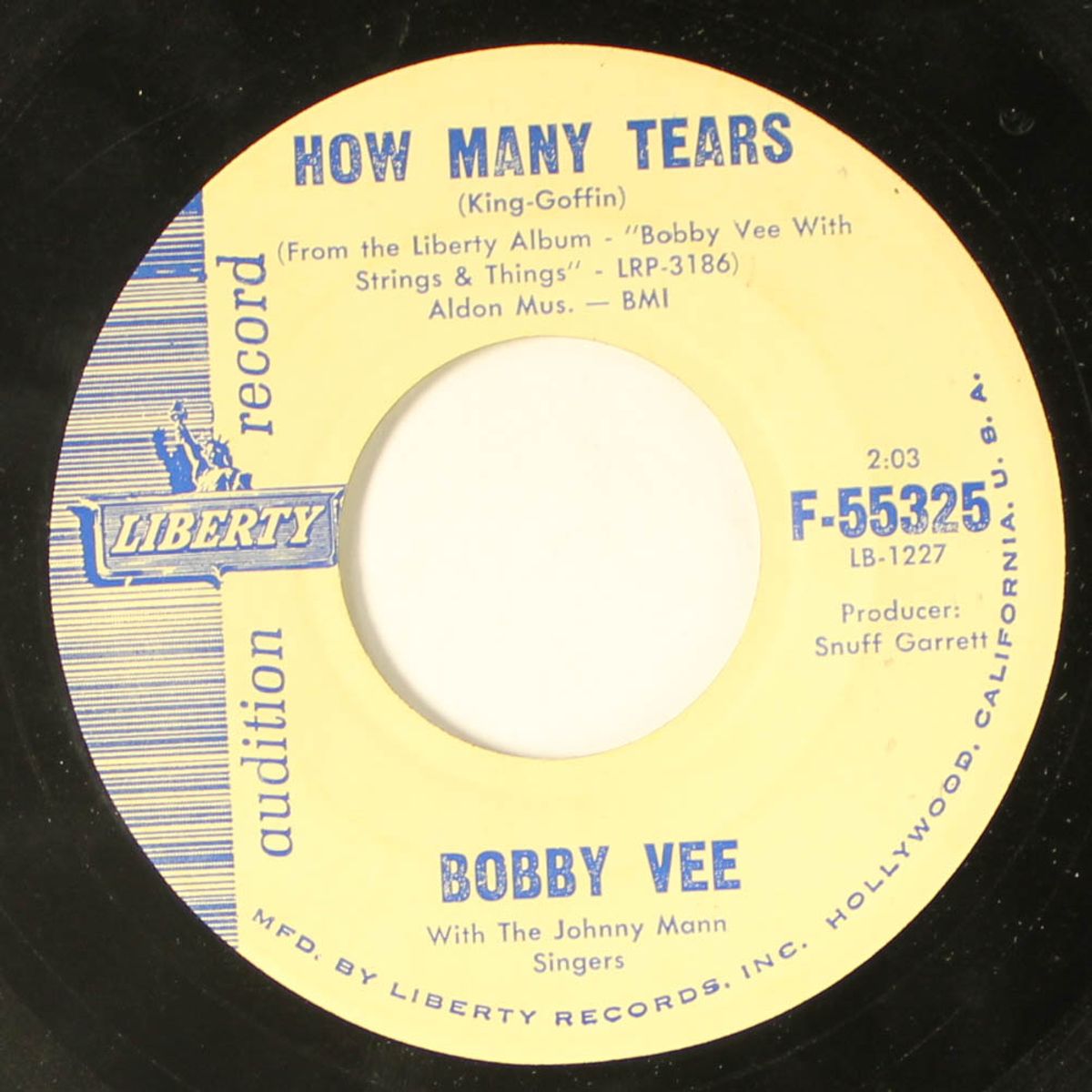 how many tears / baby face by BOBBY VEE