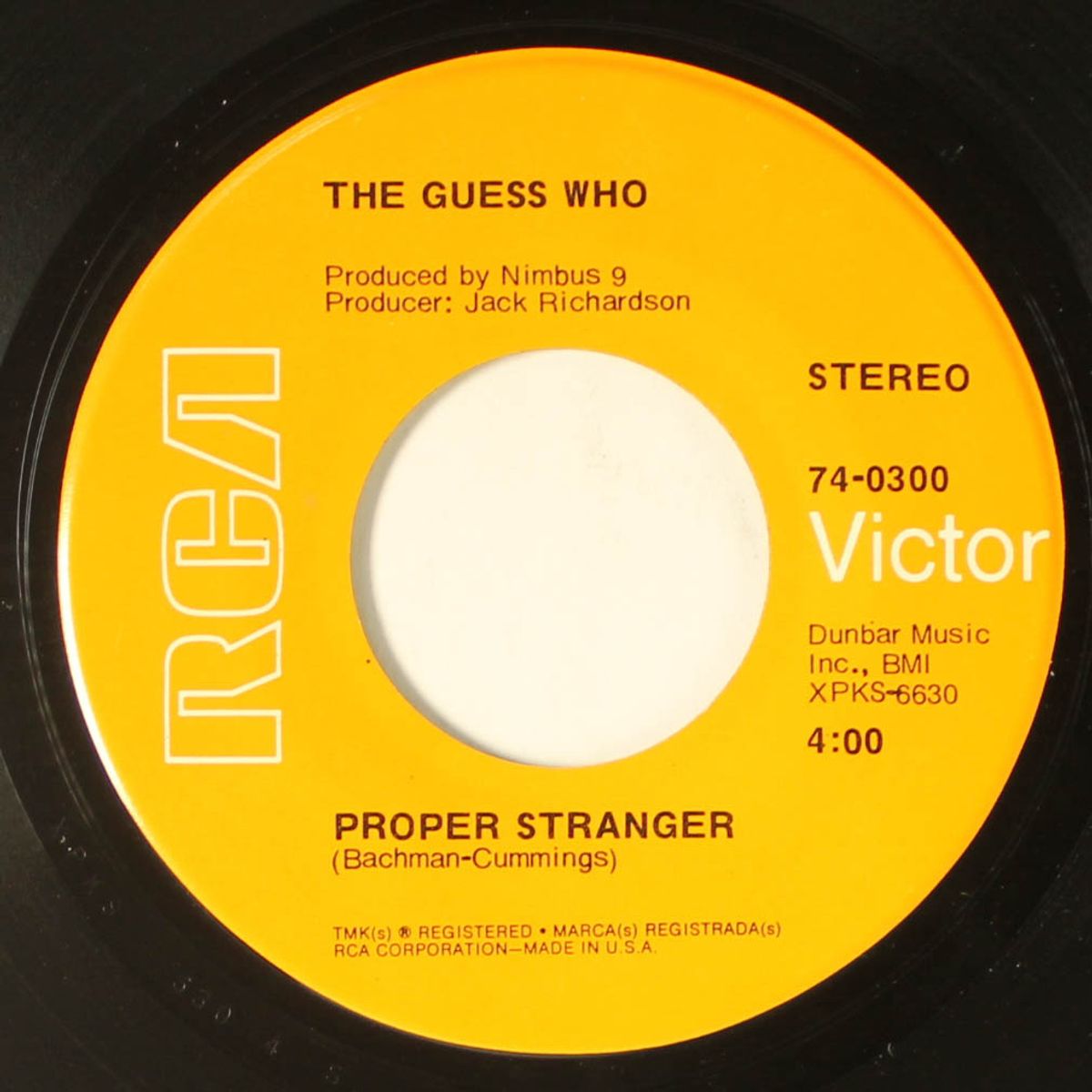 no time / proper stranger by GUESS WHO