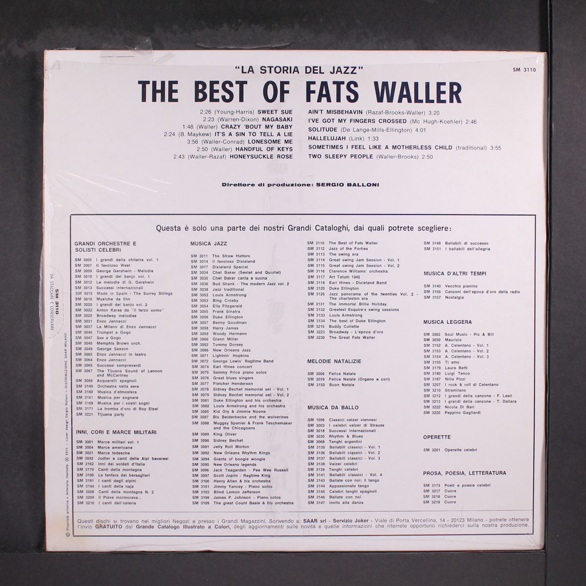 la storia del jazz by FATS WALLER