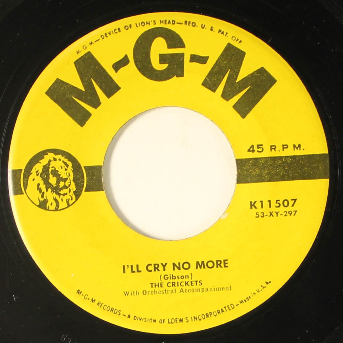 for you i have eyes / i'll cry no more by CRICKETS